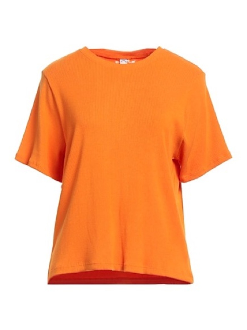 *The Upside* Orange Ribbed Short Sleeve Tee